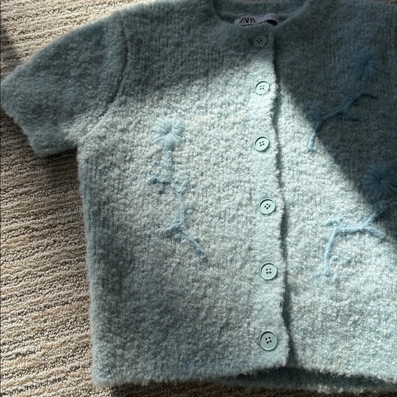 Zara knit button down shirt size small - Picture 2 of 4